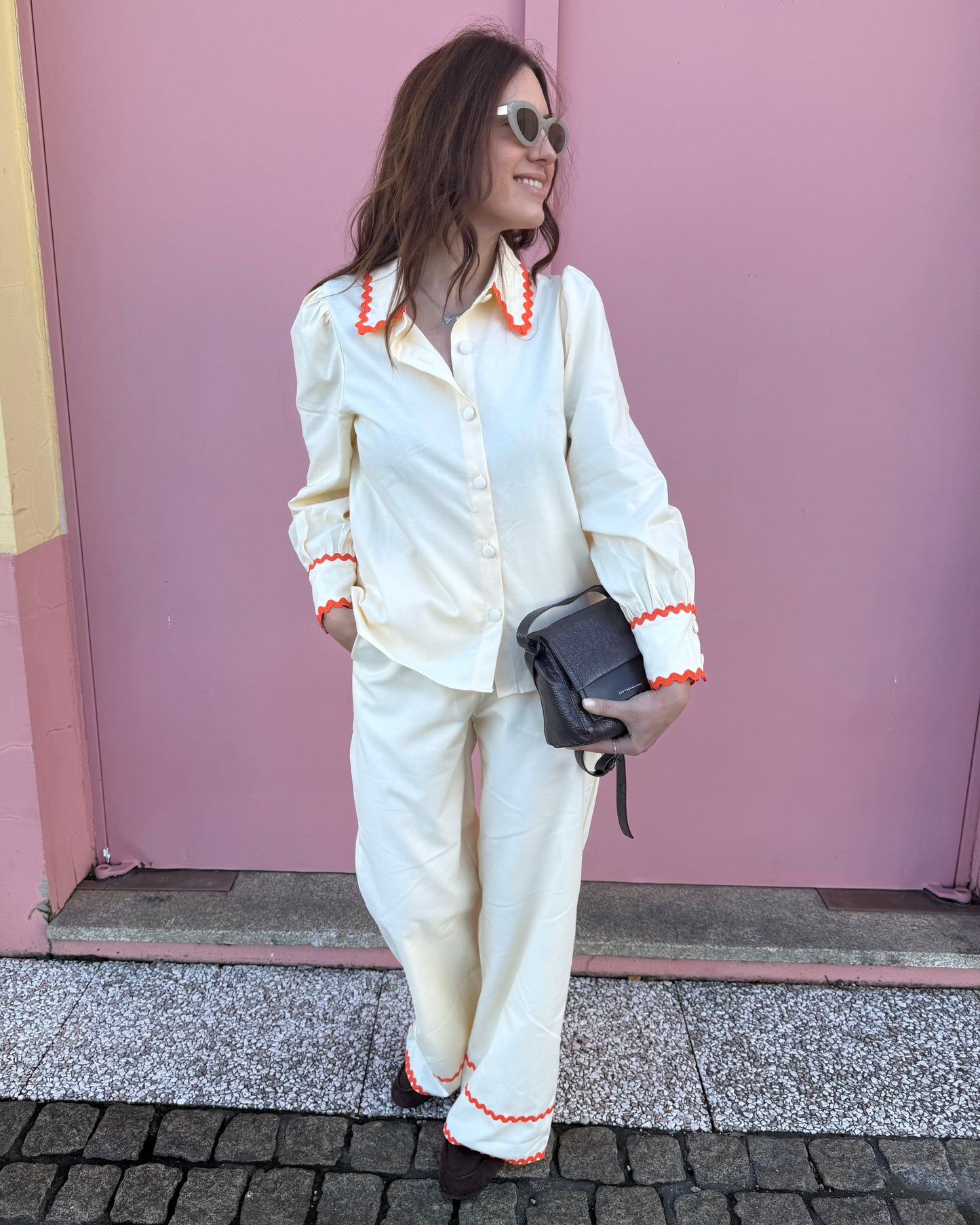 Camisa Siena - Amarelo Pastel