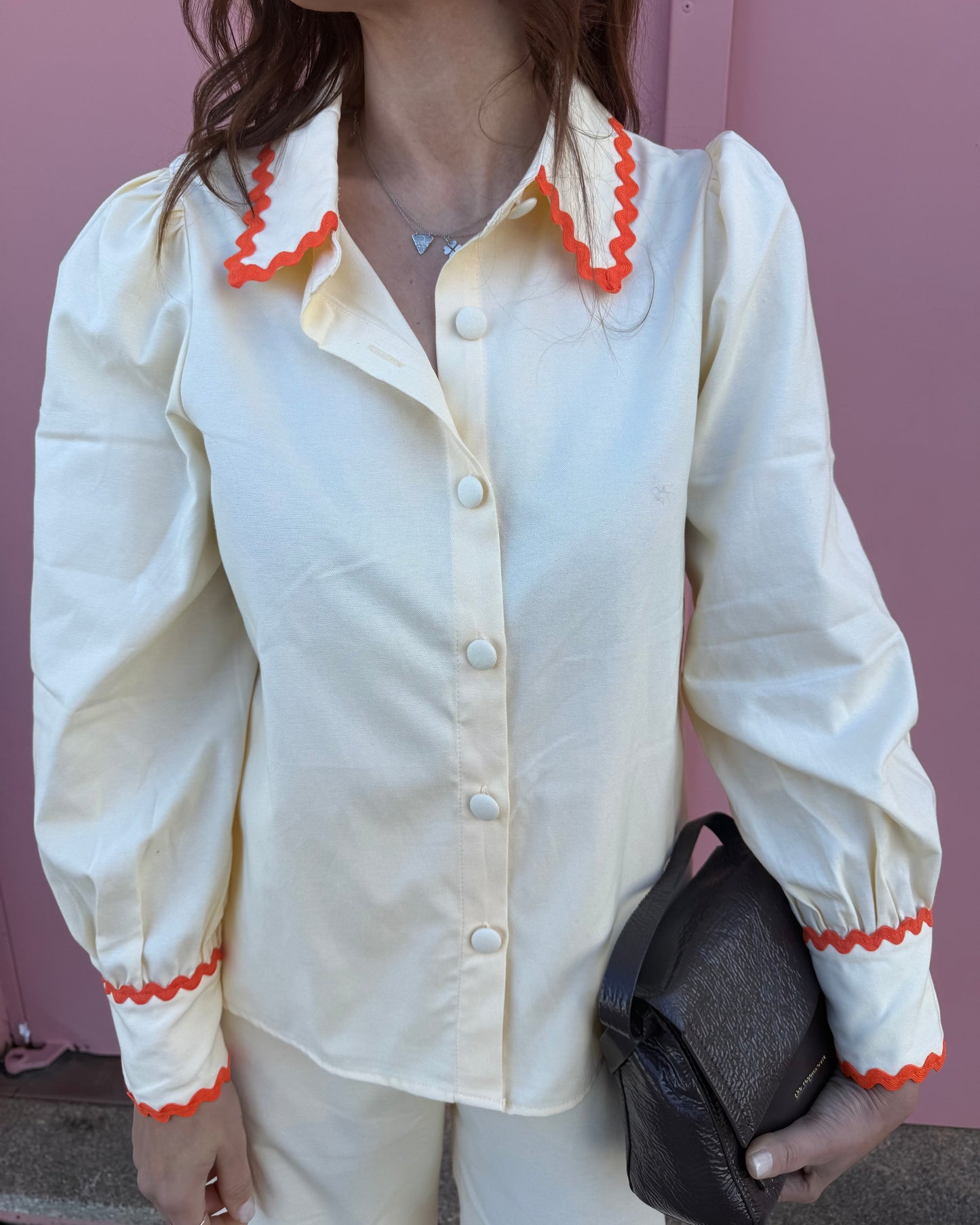 Camisa Siena - Amarelo Pastel