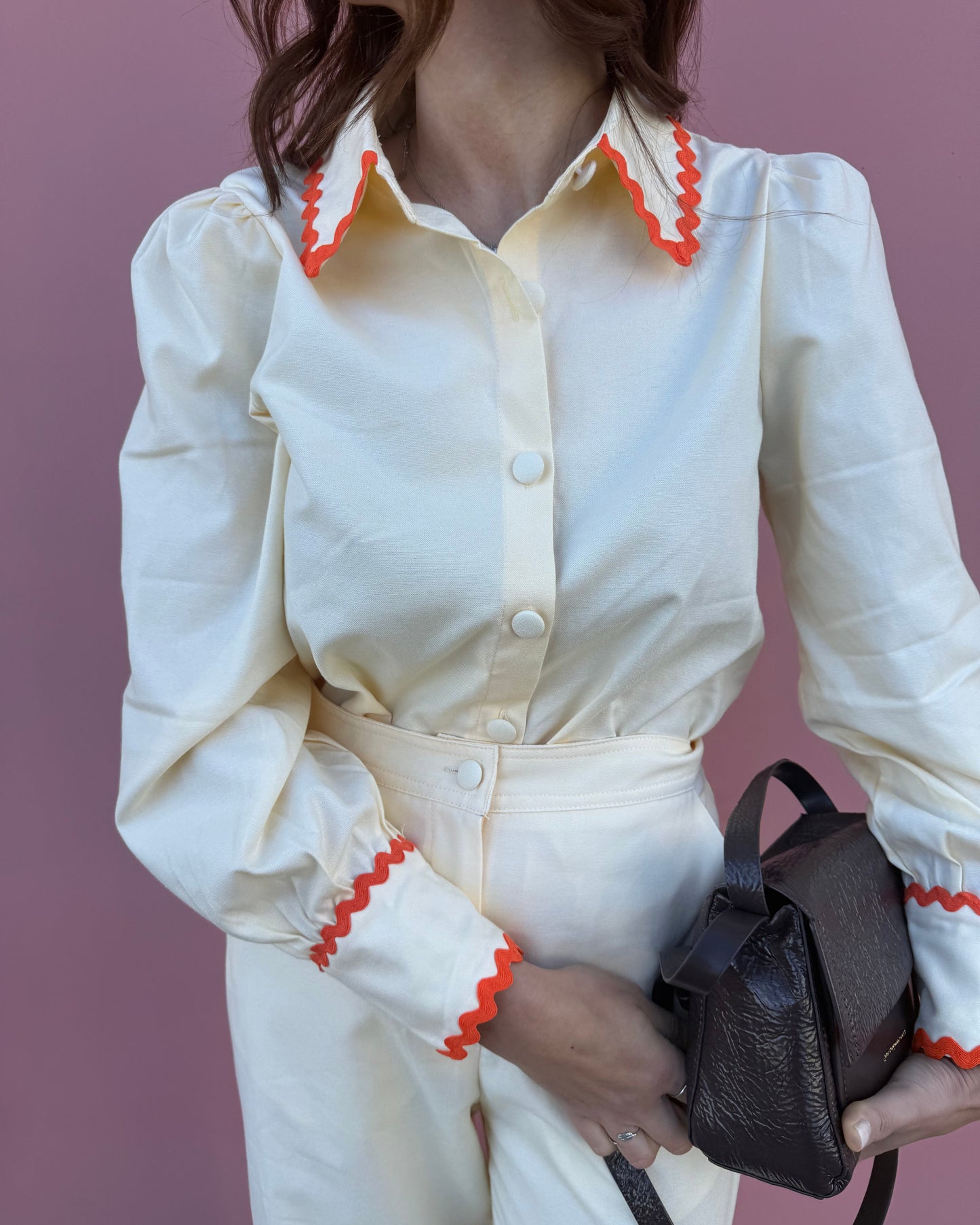 Camisa Siena - Amarelo Pastel