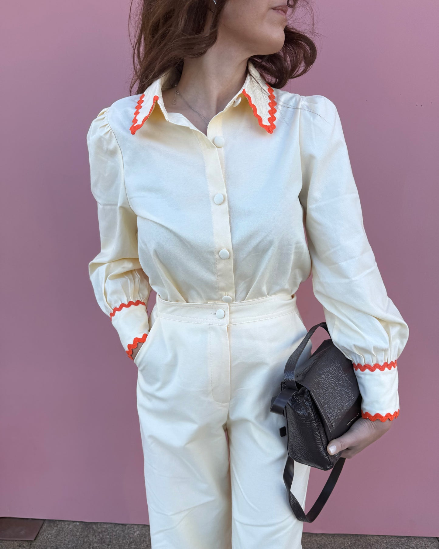 Camisa Siena - Amarelo Pastel