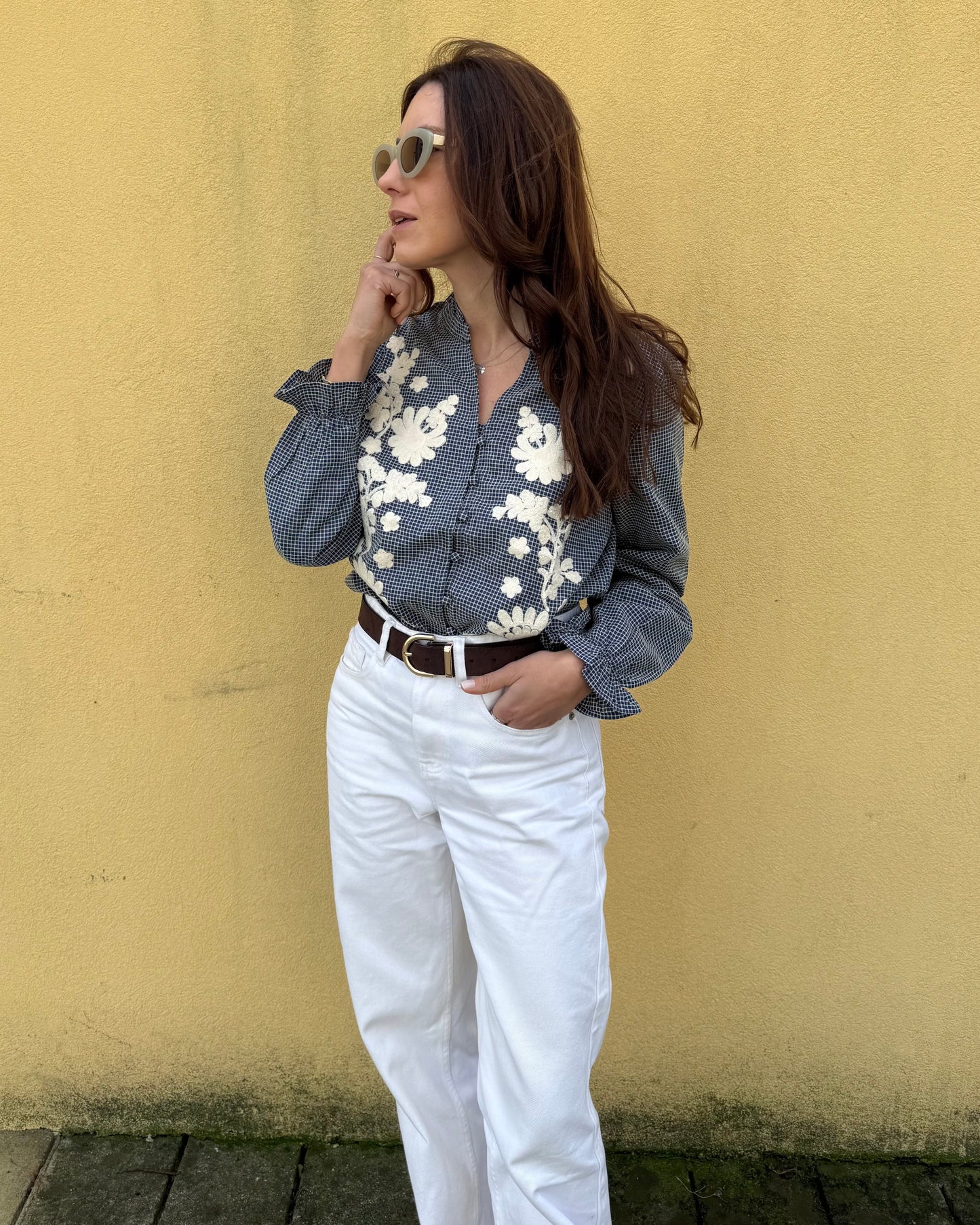 Camisa Amalfi - Azul Marinho