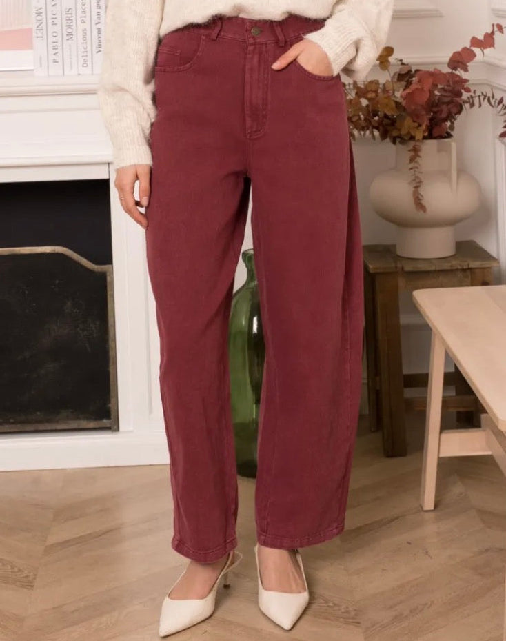 Jeans Bordeaux - Pré-venda (Envio até 17/07)
