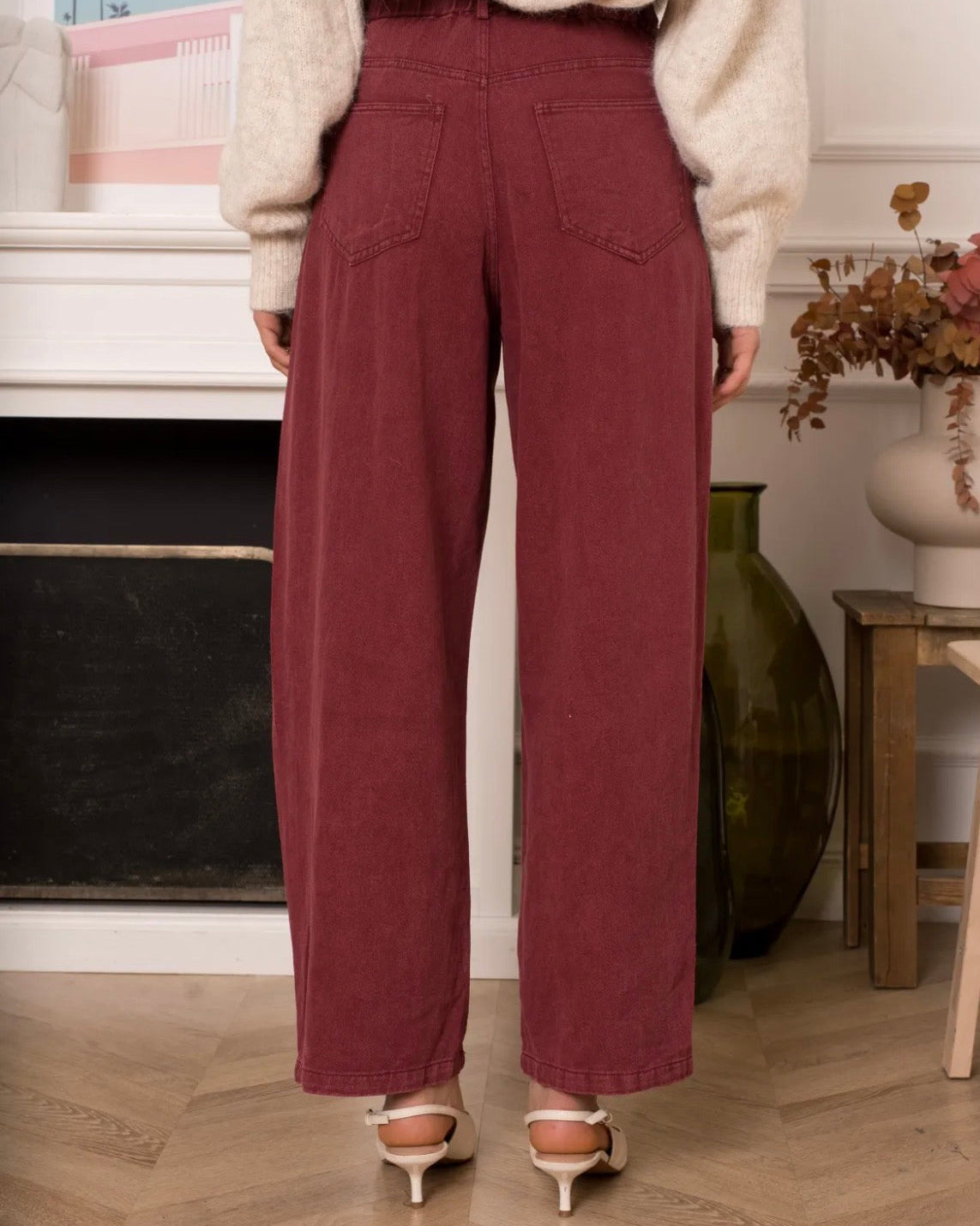 Jeans Bordeaux - Pré-venda (Envio até 17/07)