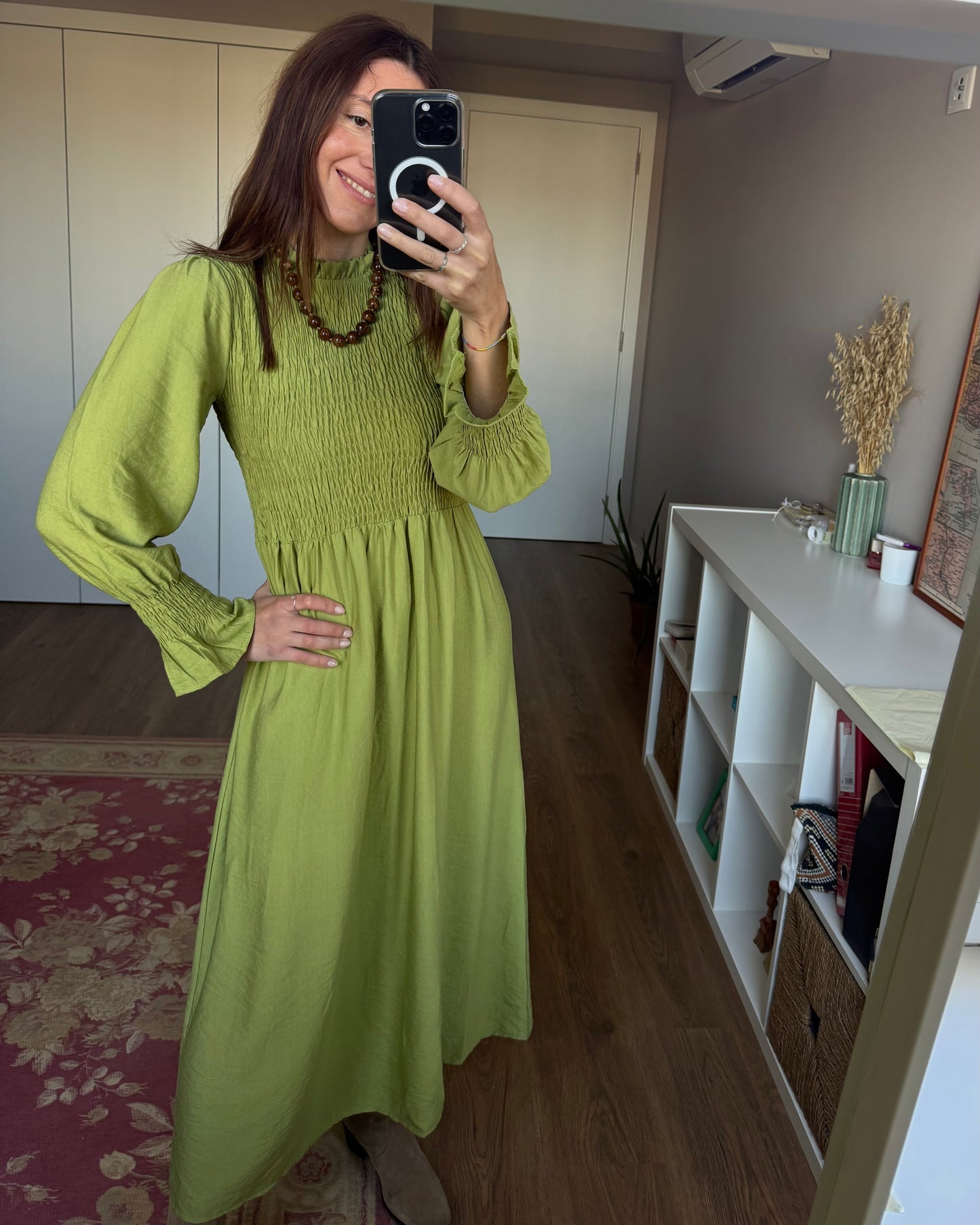 Vestido Matilde - Verde Oliva