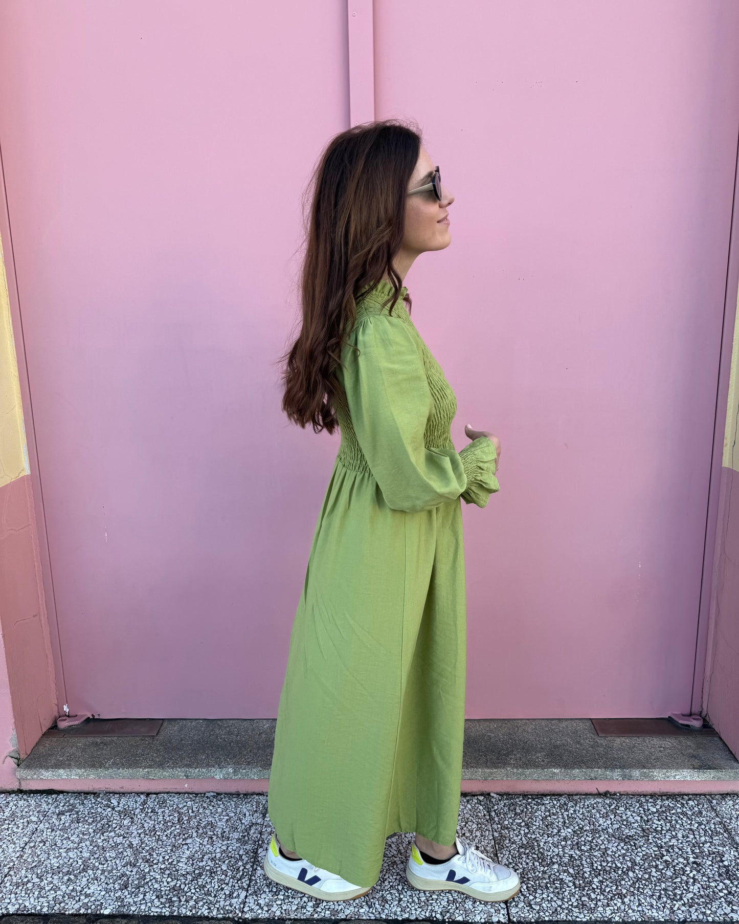 Vestido Matilde - Verde Oliva