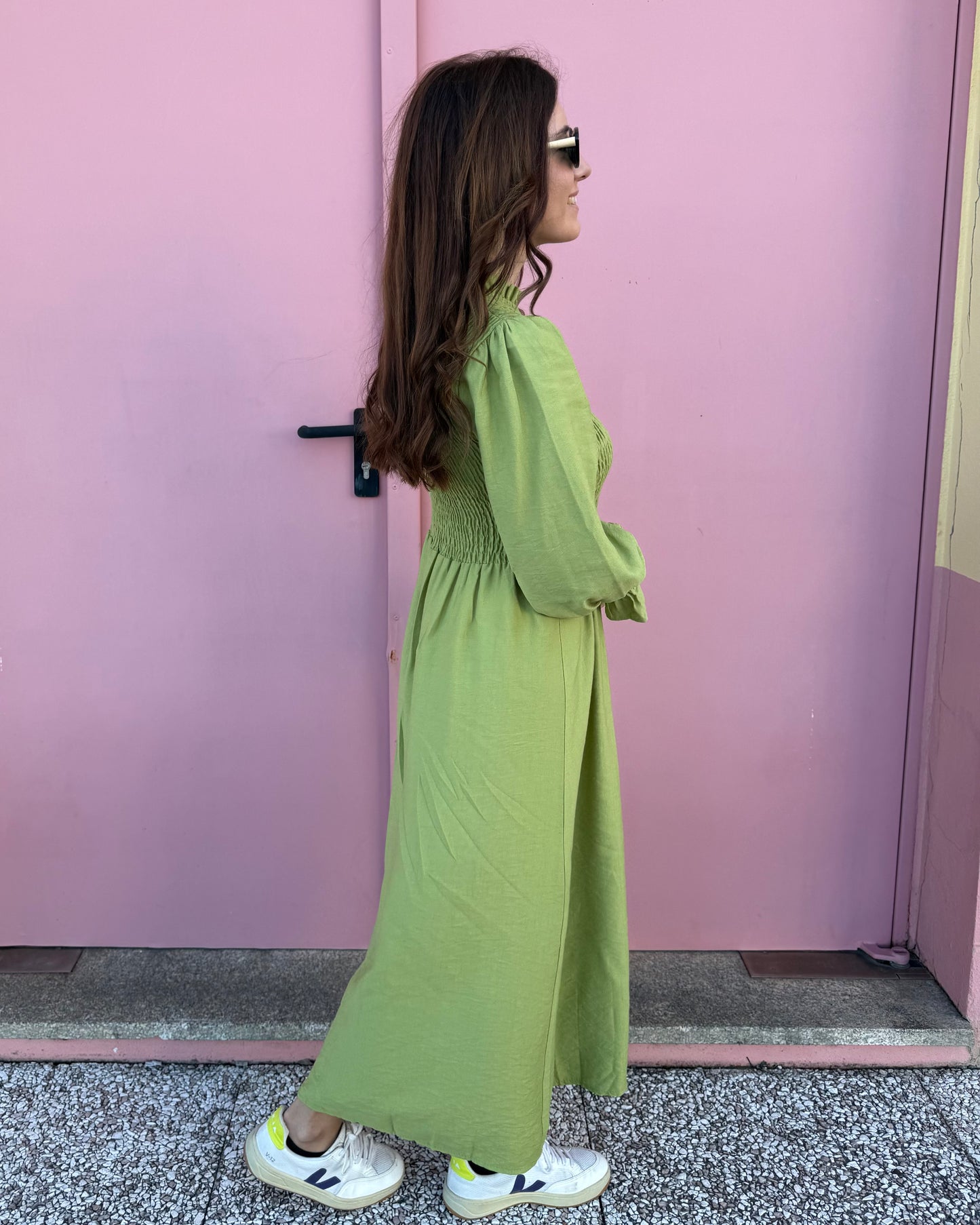 Vestido Matilde - Verde Oliva