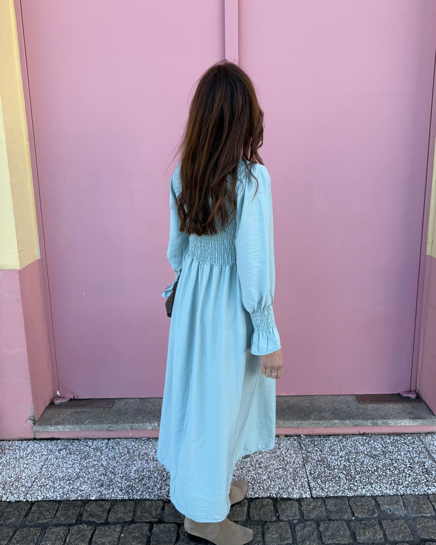 Vestido Matilde- Verde Água