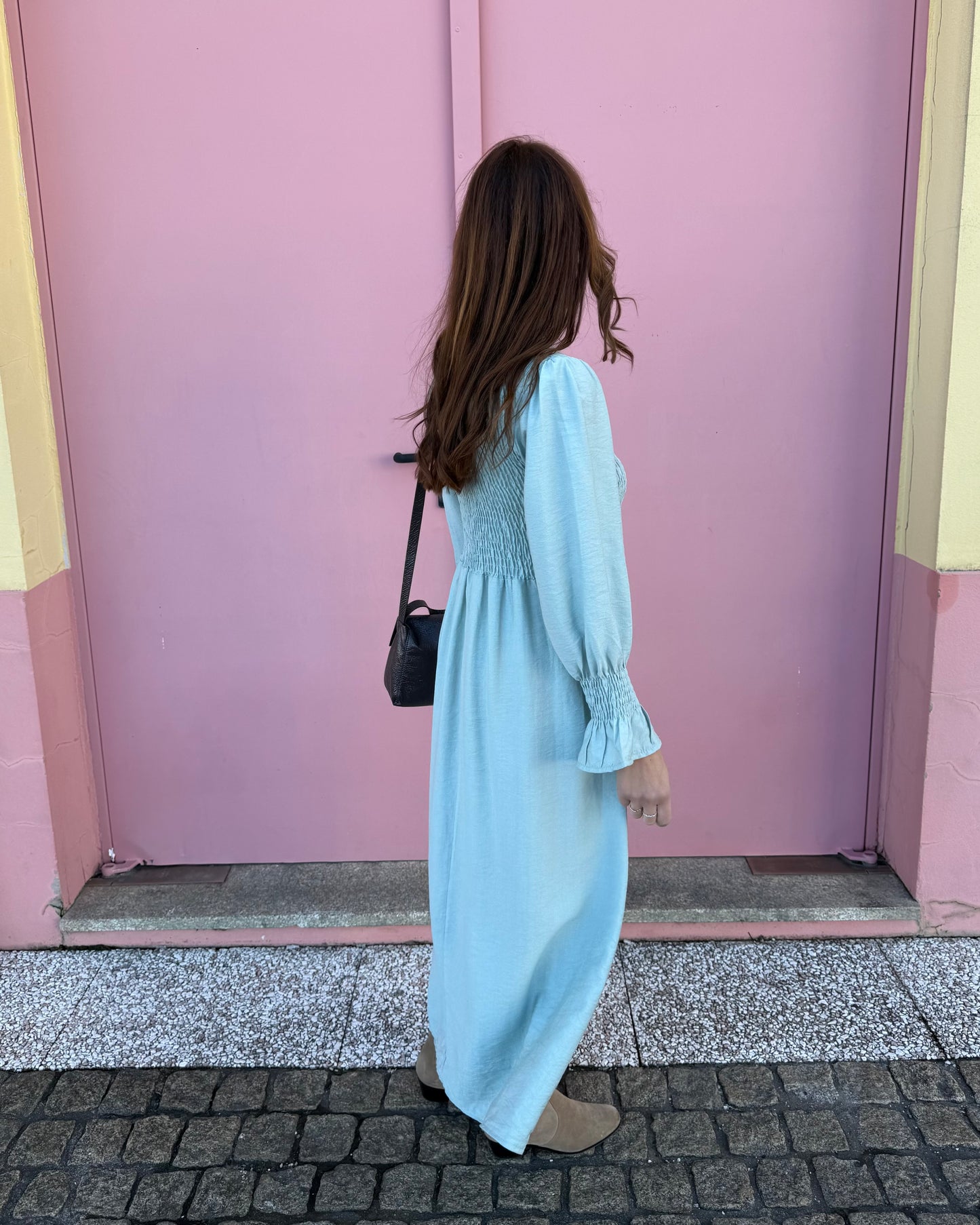 Vestido Matilde- Verde Água