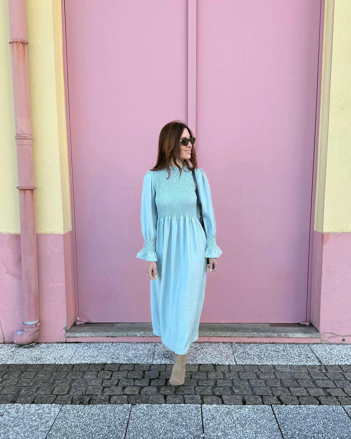 Vestido Matilde- Verde Água