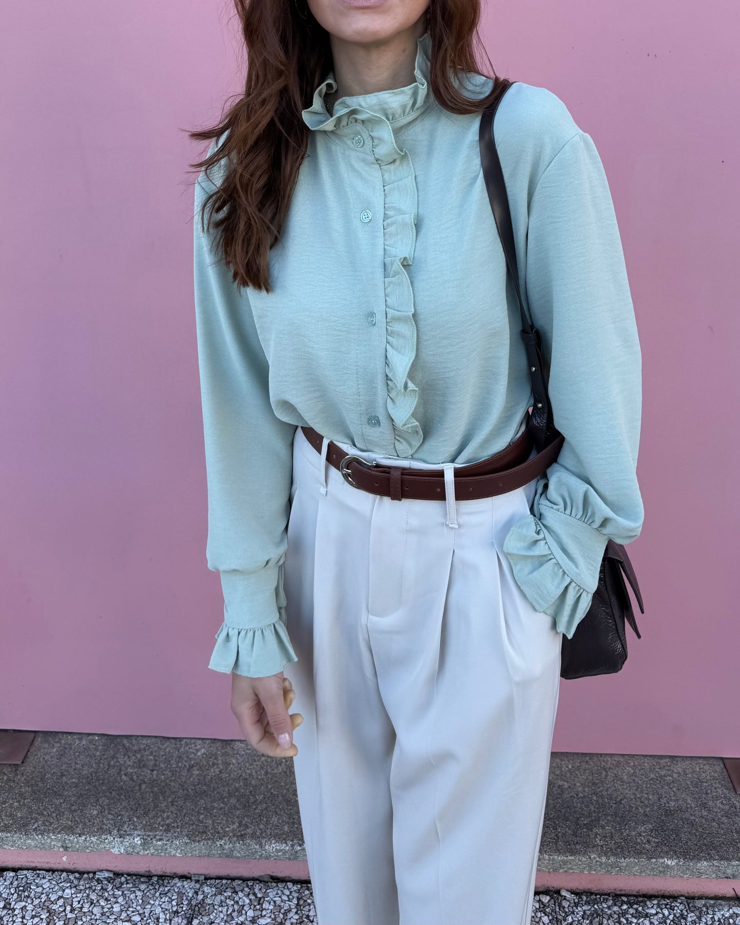 Camisa Amélie - Verde Água