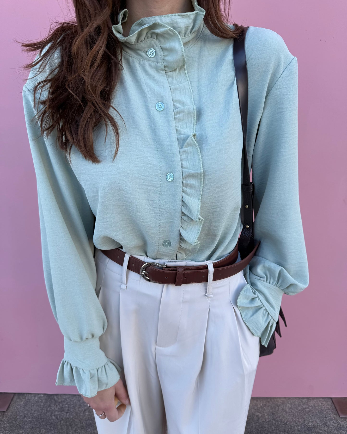 Camisa Amélie - Verde Água