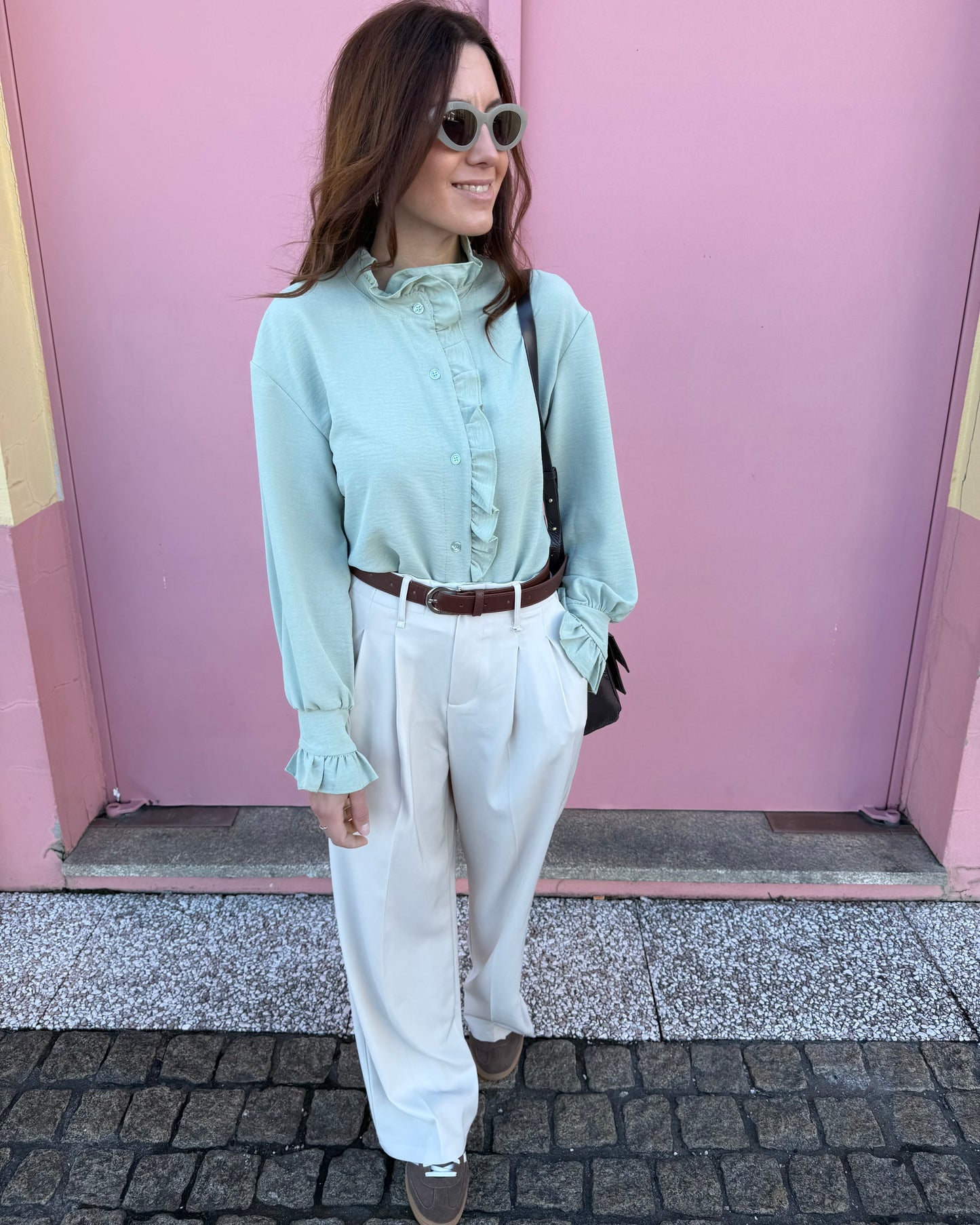 Camisa Amélie - Verde Água