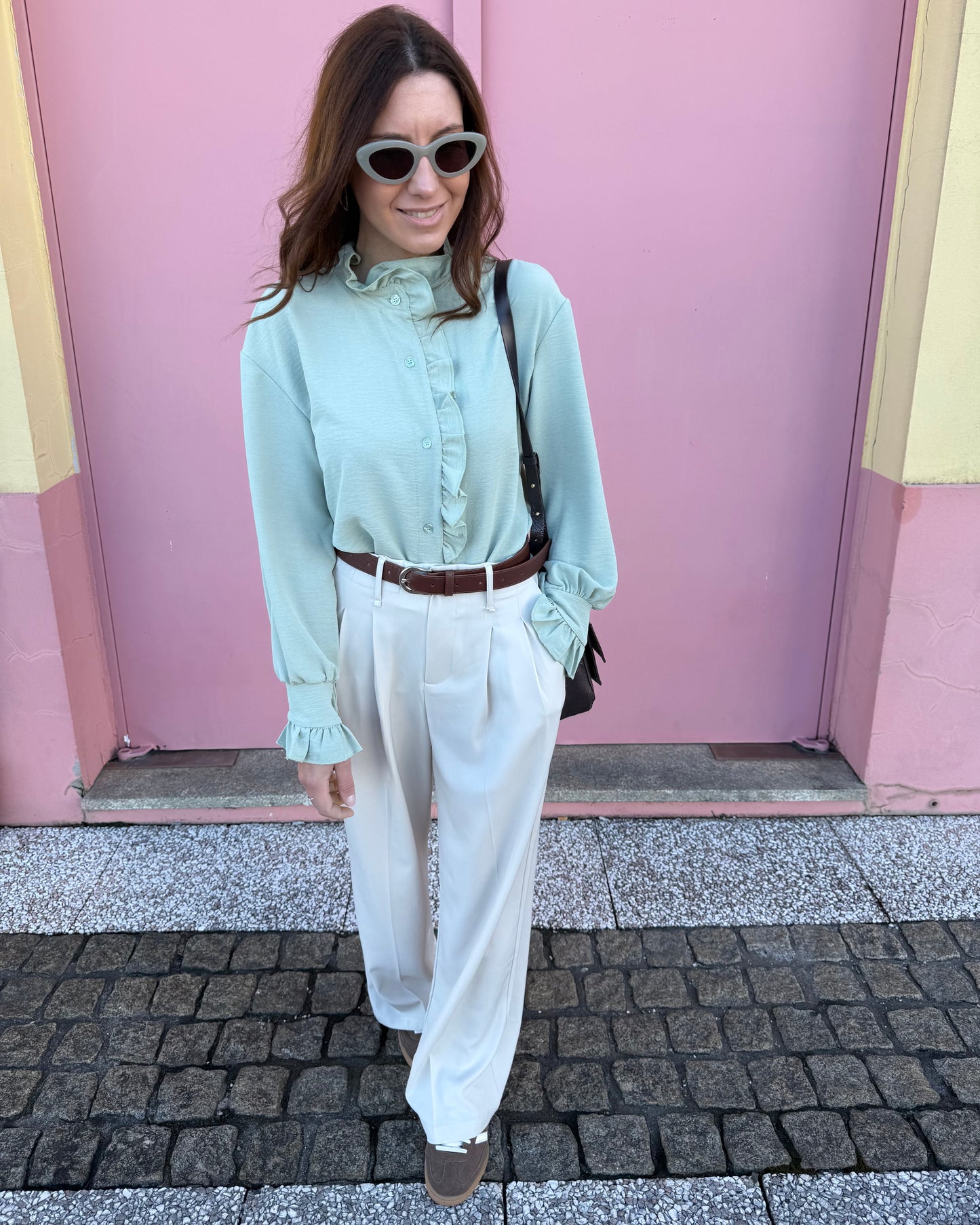 Camisa Amélie - Verde Água