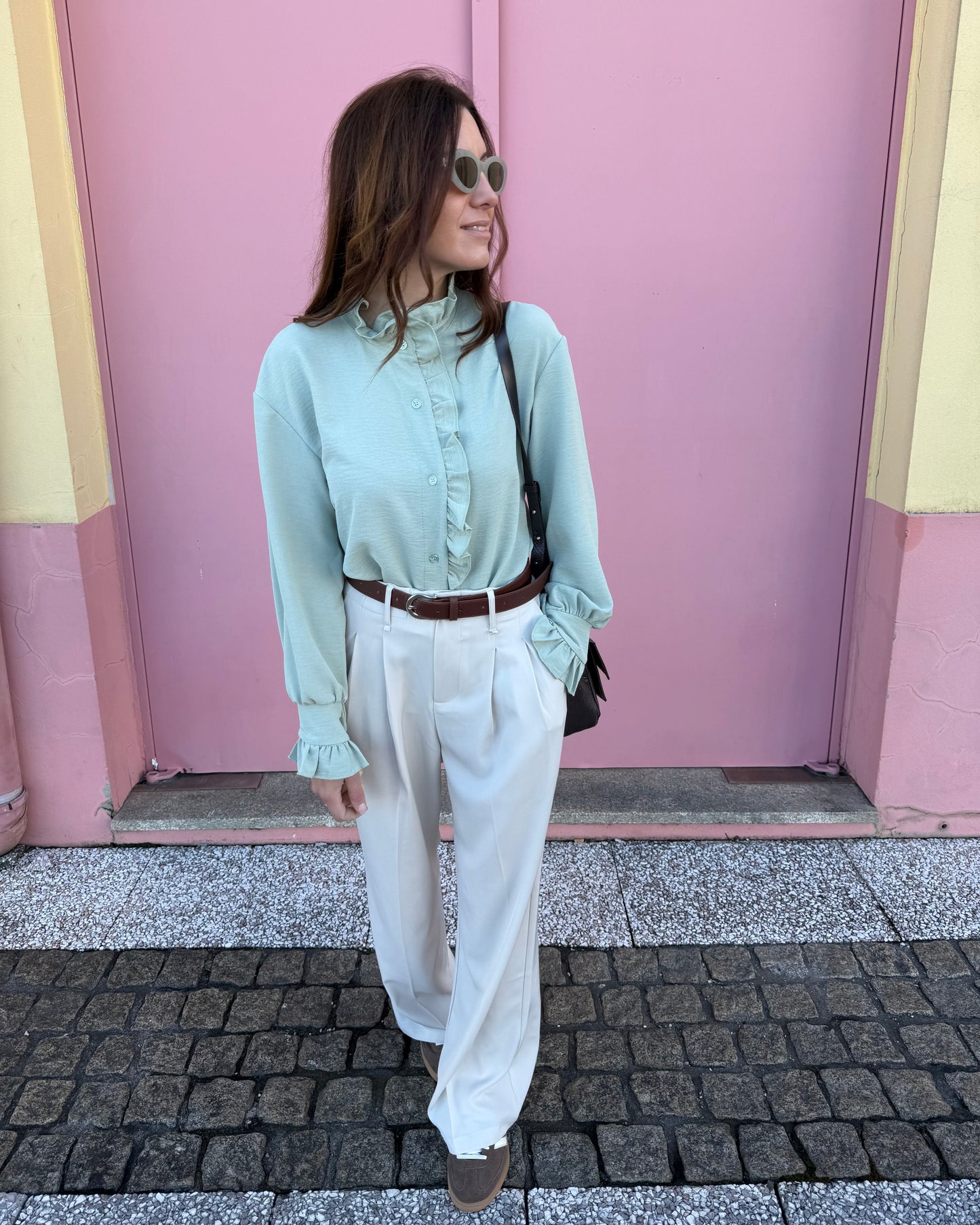 Camisa Amélie - Verde Água