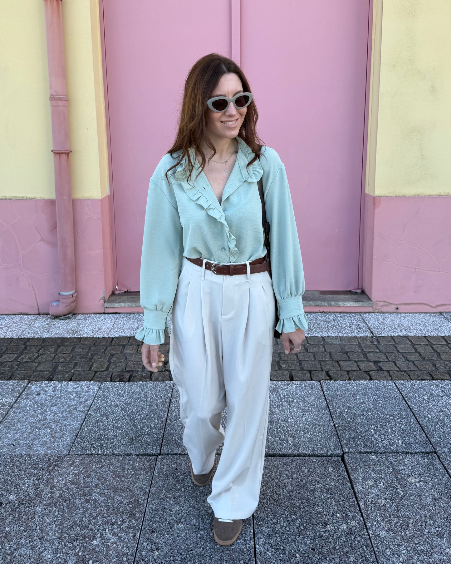 Camisa Amélie - Verde Água