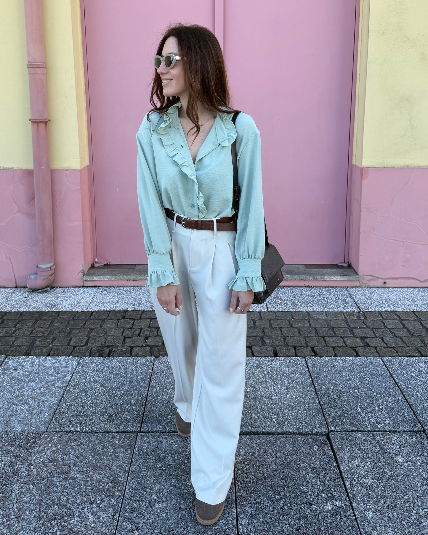 Camisa Amélie - Verde Água