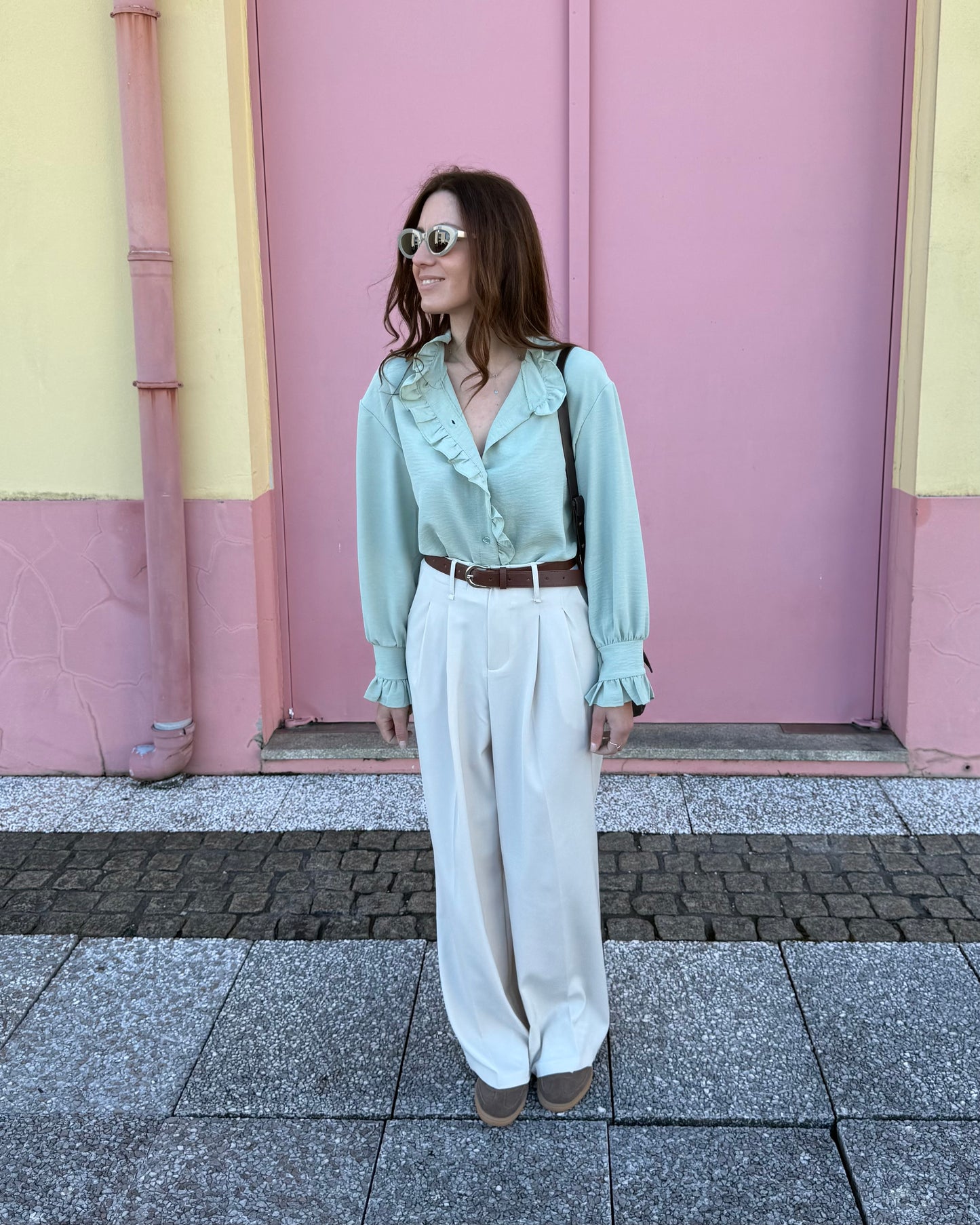 Camisa Amélie - Verde Água