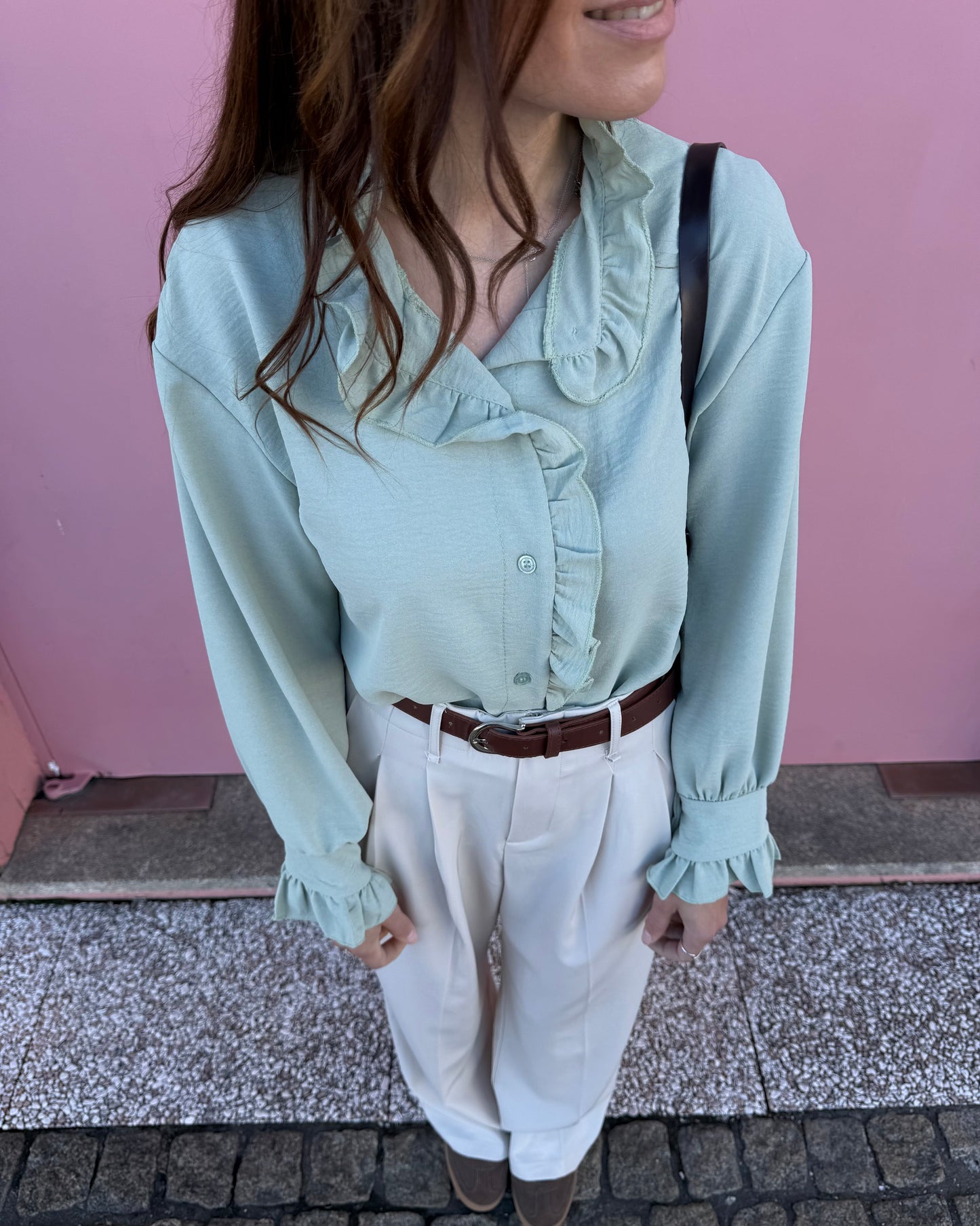 Camisa Amélie - Verde Água
