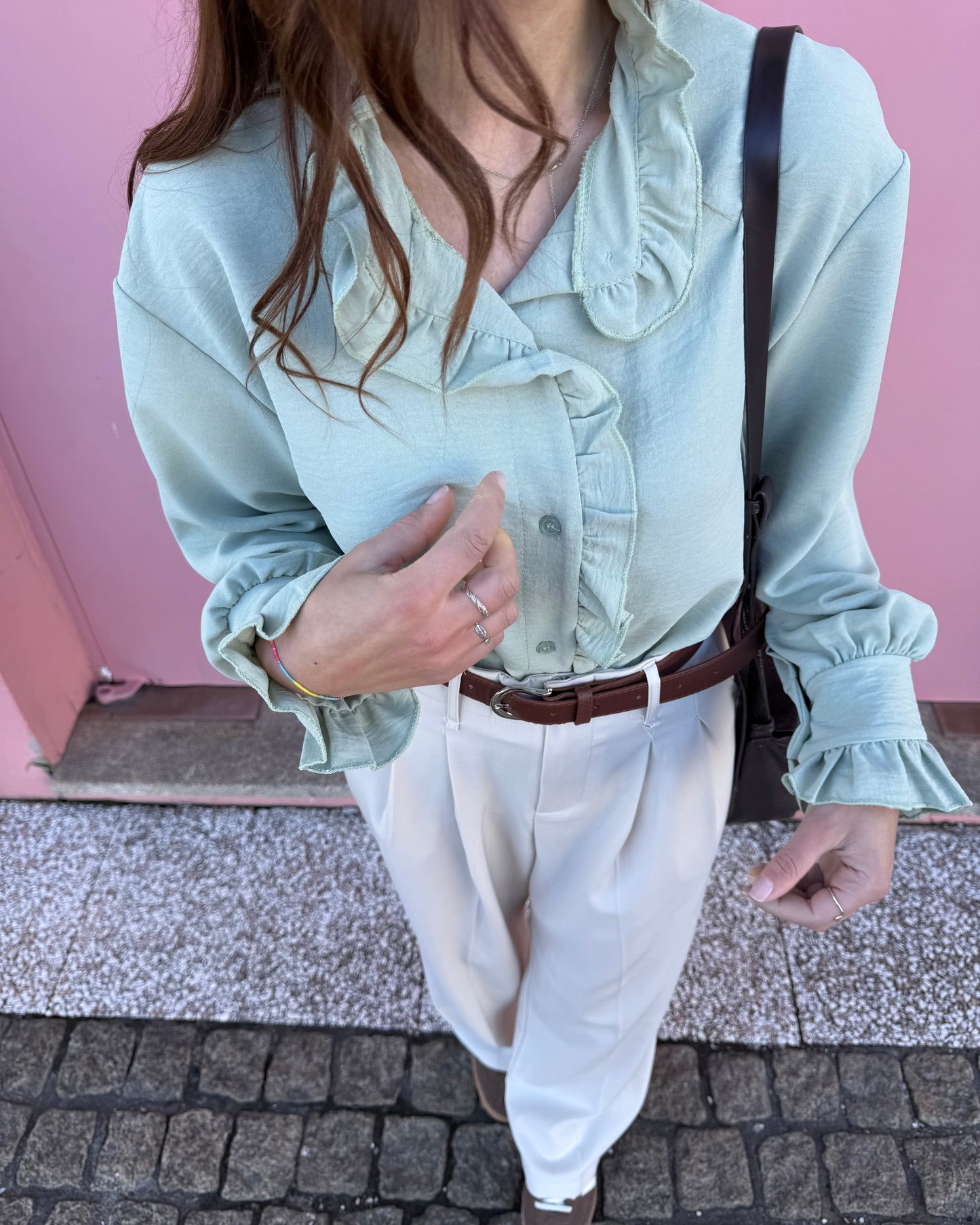 Camisa Amélie - Verde Água