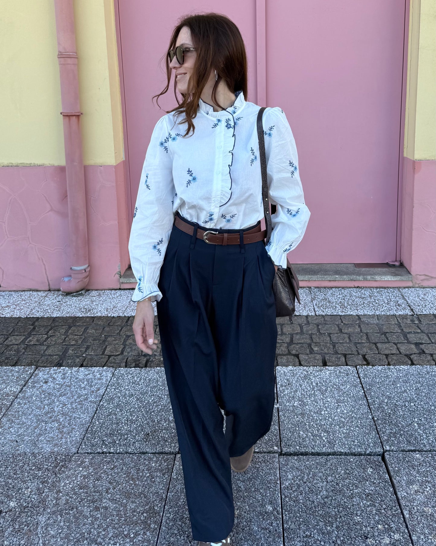 Calças de Alfaiataria Expresso - Azul Marinho