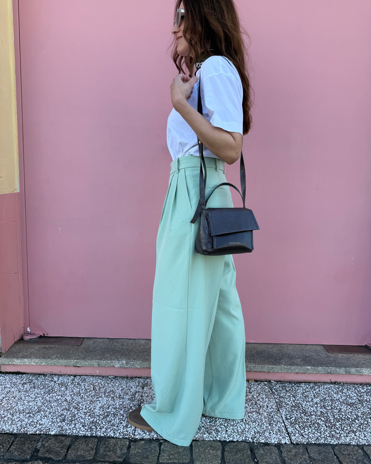 Calças de Alfaiataria Spring - Verde