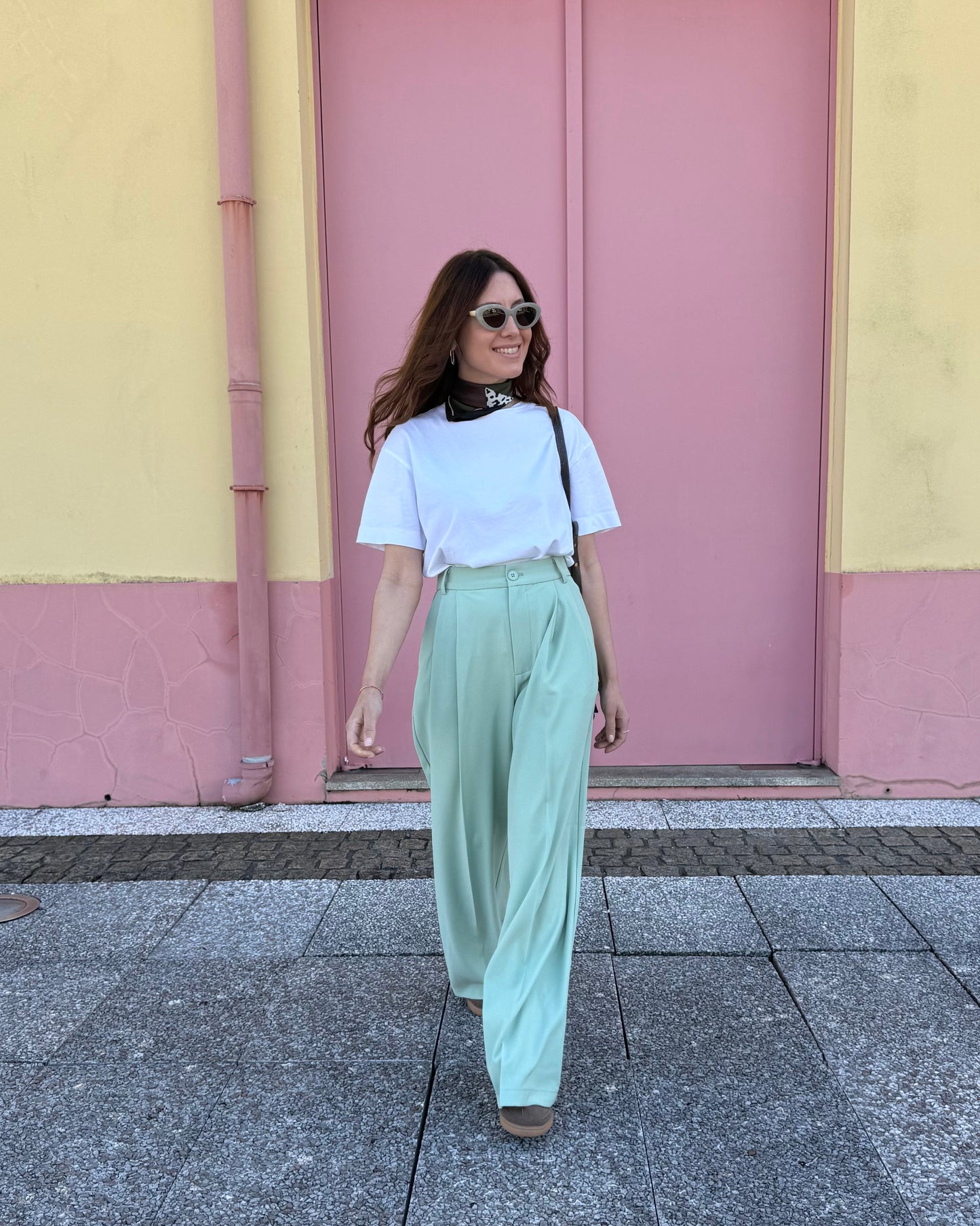 Calças de Alfaiataria Spring - Verde