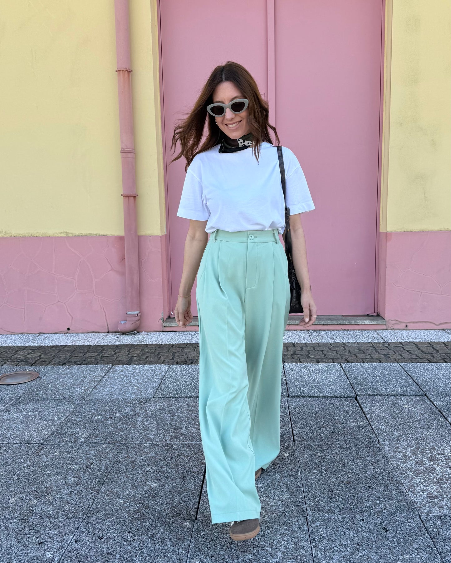 Calças de Alfaiataria Spring - Verde