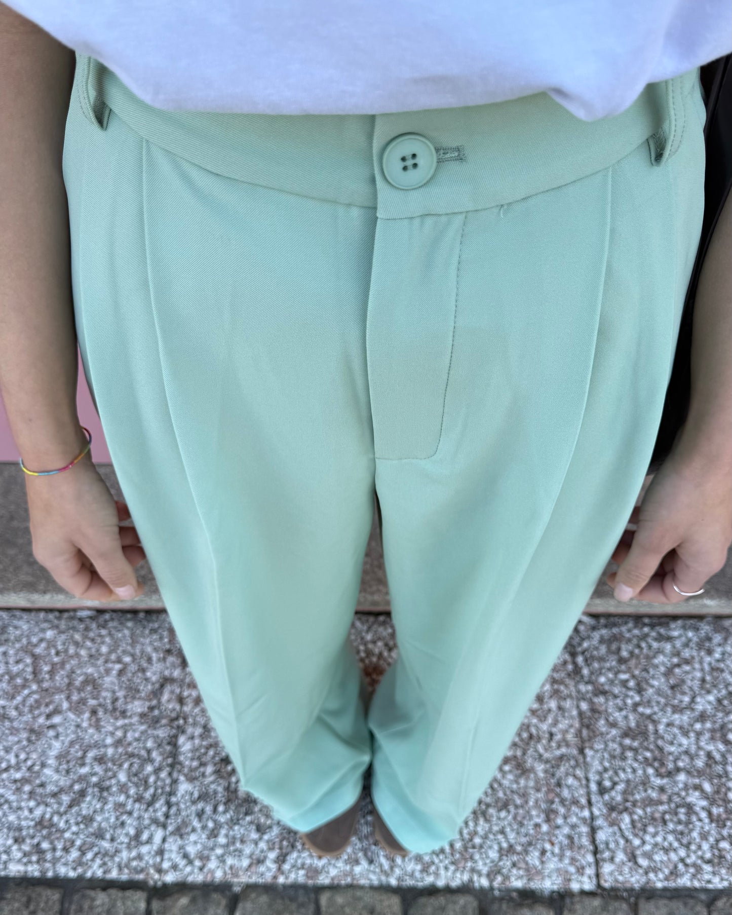 Calças de Alfaiataria Spring - Verde