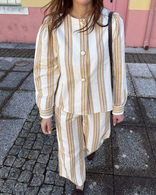 Camisa (Sobrecamisa) Rayas - Pré-venda ( Envio até 14/04)