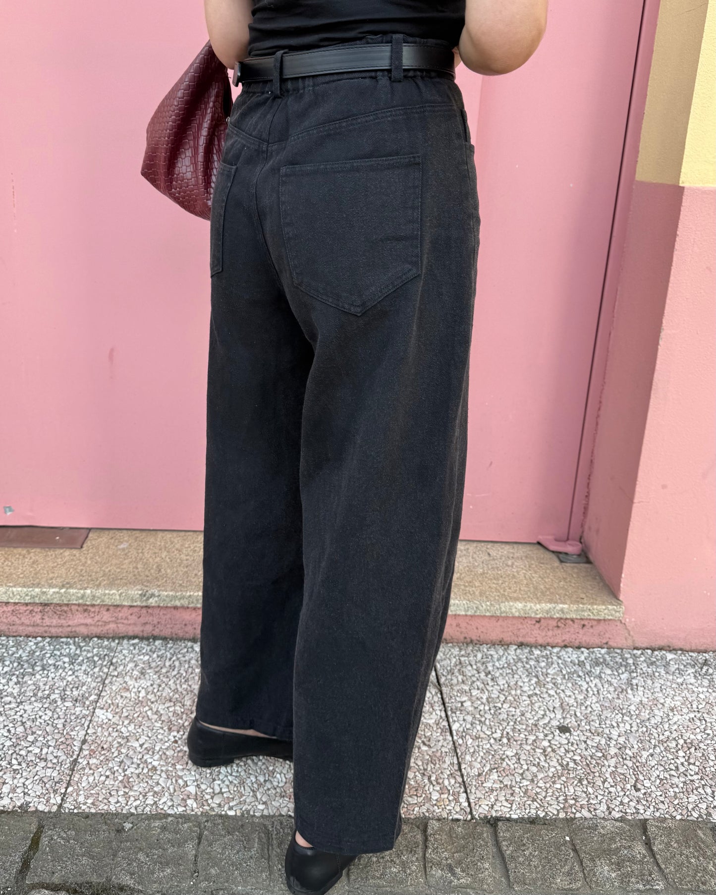Jeans Preto -  Pré-venda - Envio até 22/05