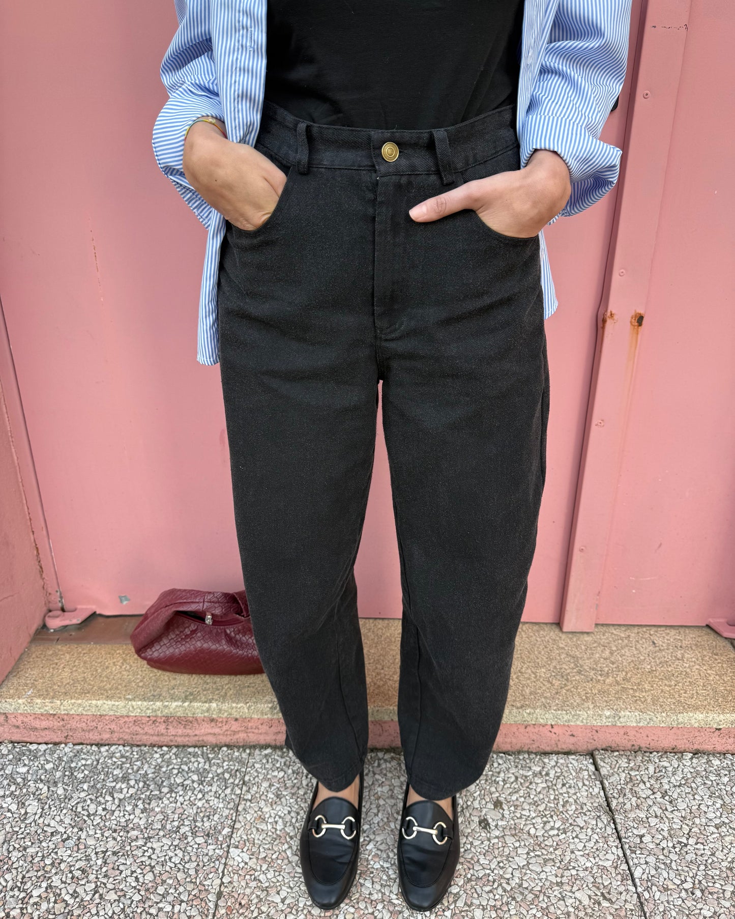 Jeans Preto -  Pré-venda - Envio até 22/05