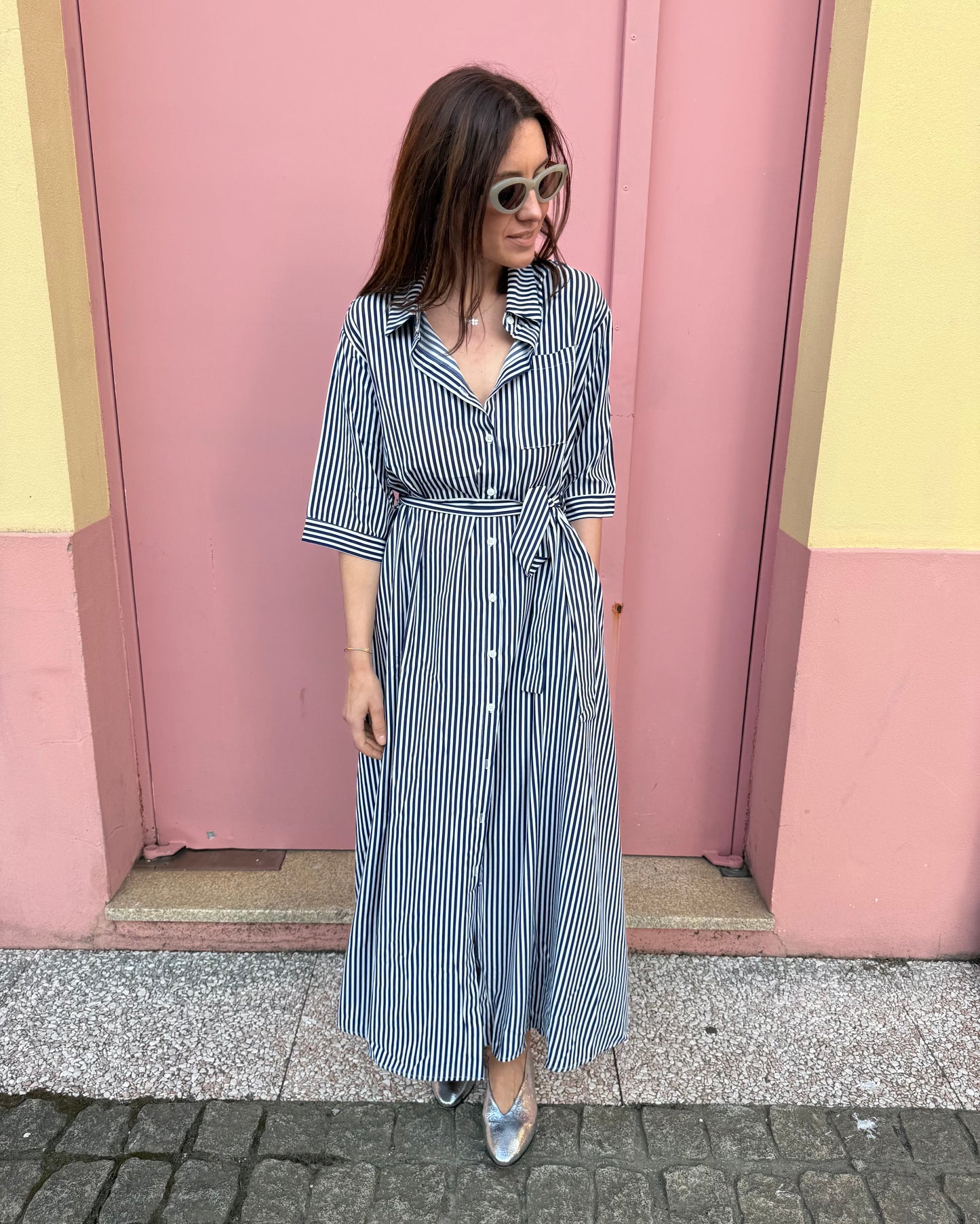 Vestido Camiseiro Positano