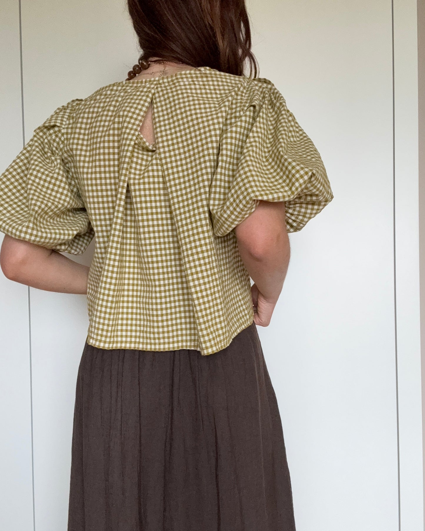 Blusa Vichy Verde