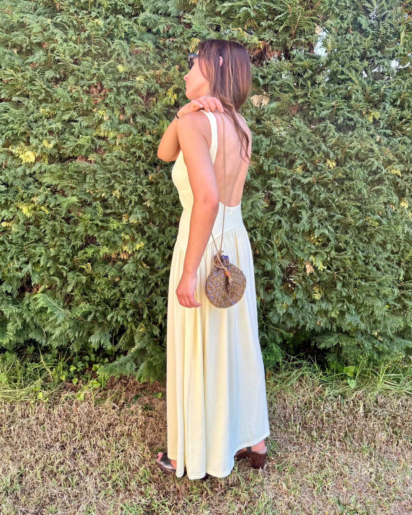 Vestido Alicante - Amarelo Manteiga