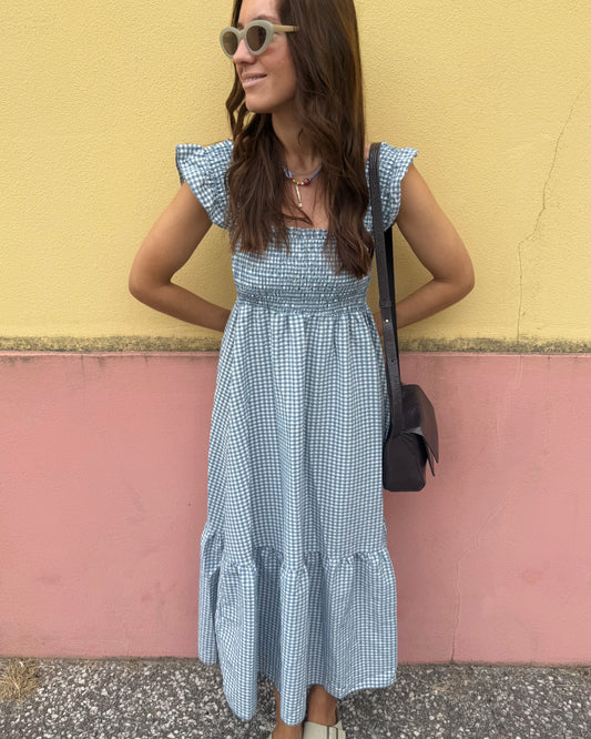 Vestido Sardenha - Azul Claro