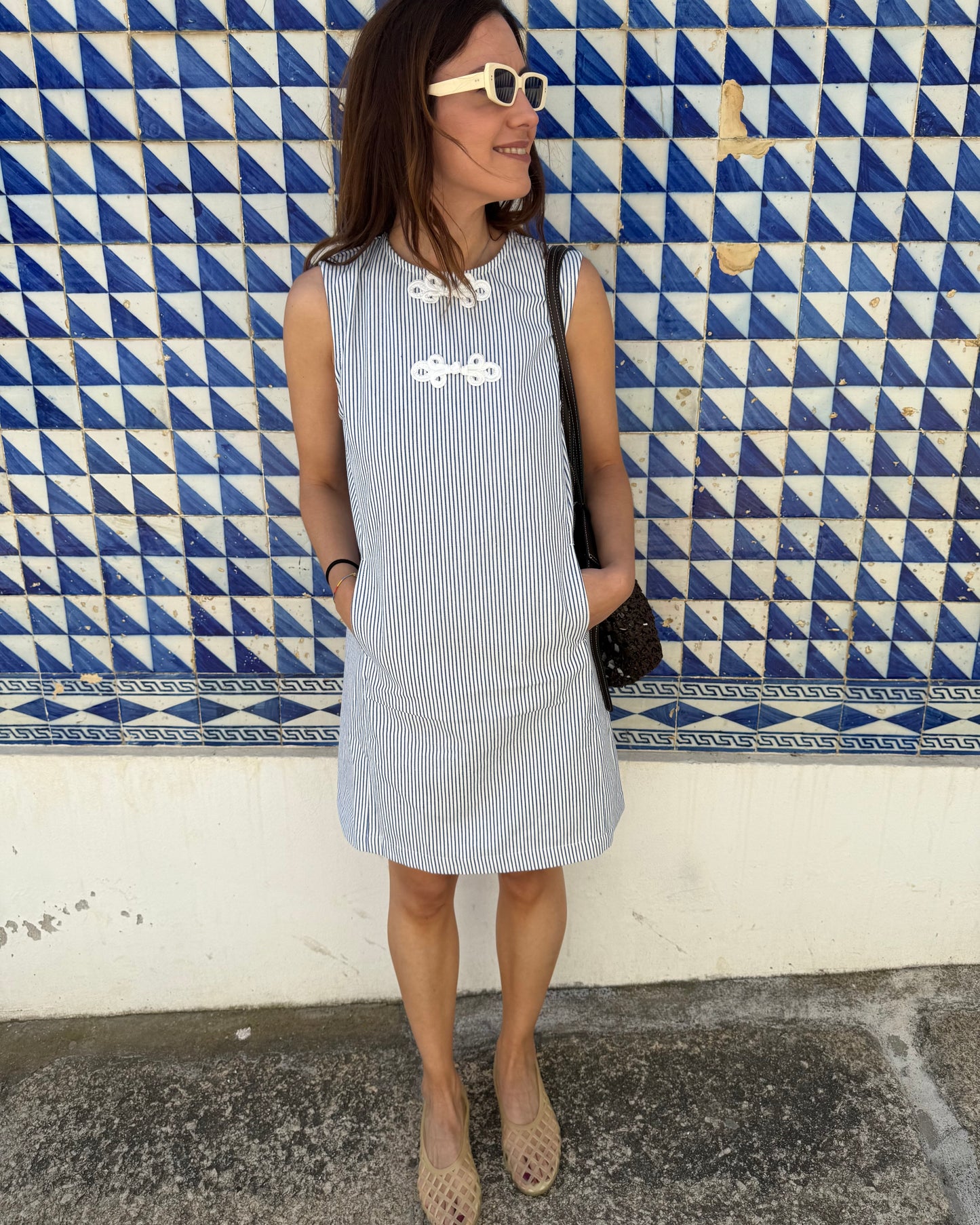 Vestido Celeste