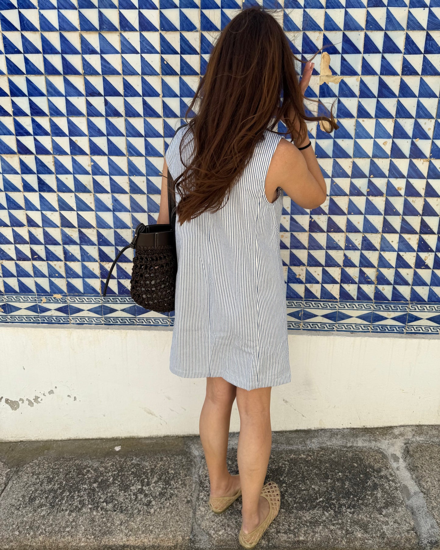 Vestido Celeste