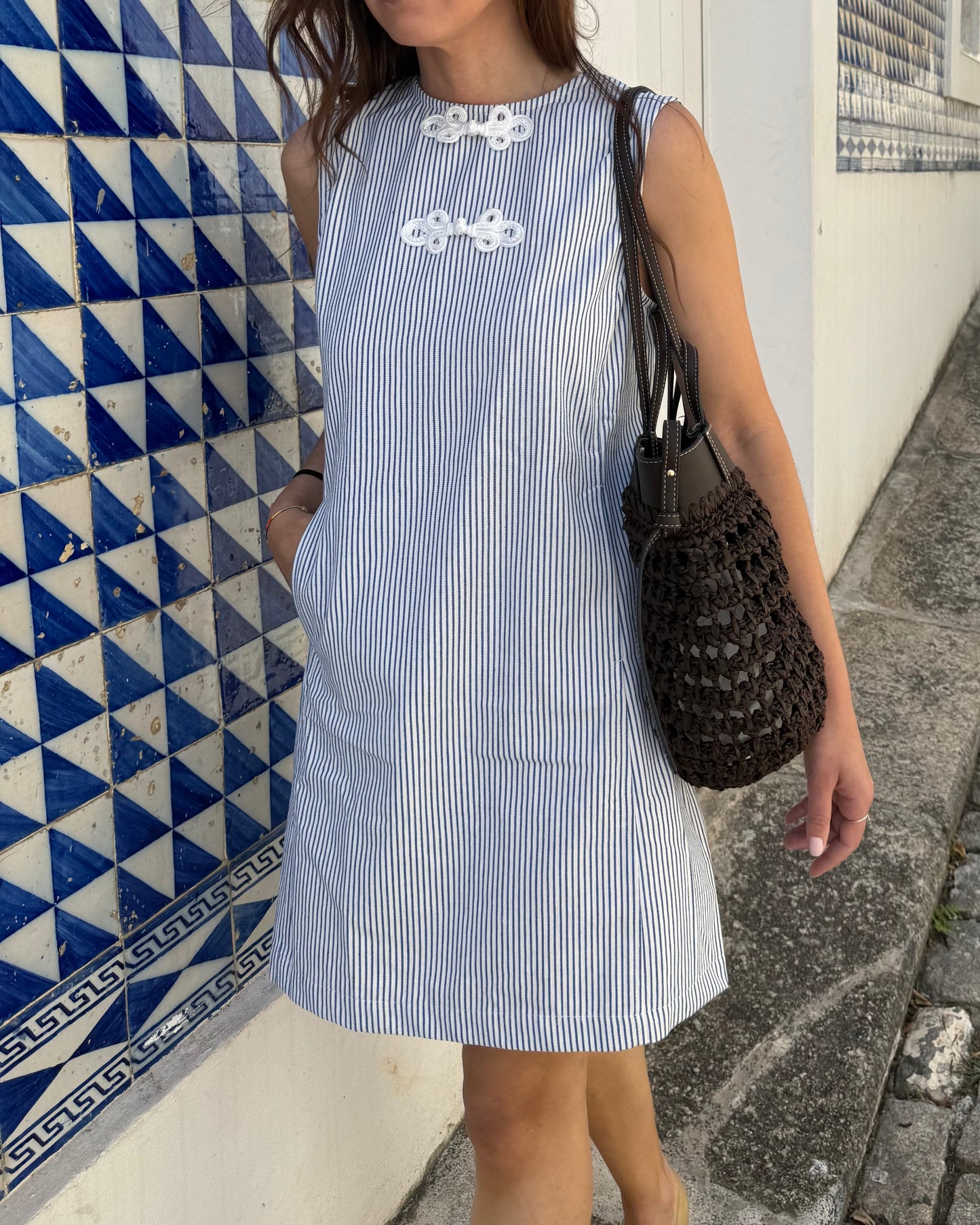 Vestido Celeste
