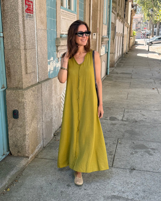 Vestido Évora - Verde Oliva