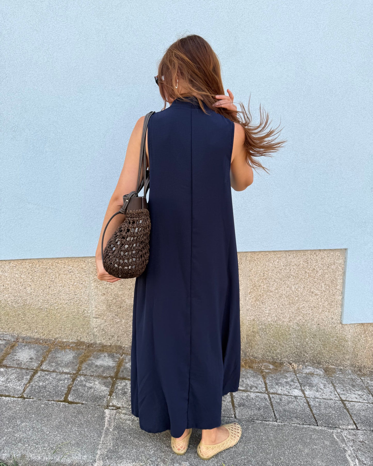 Vestido Sardinha - Azul Marinho