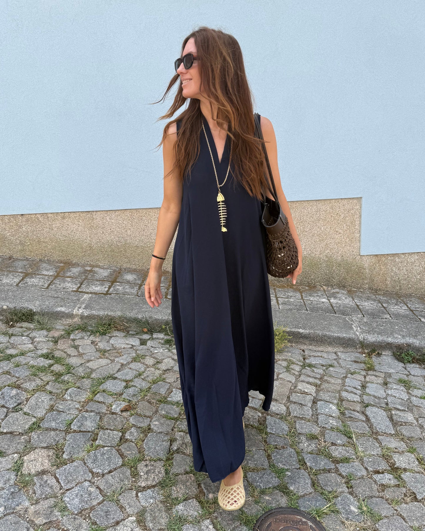 Vestido Sardinha - Azul Marinho