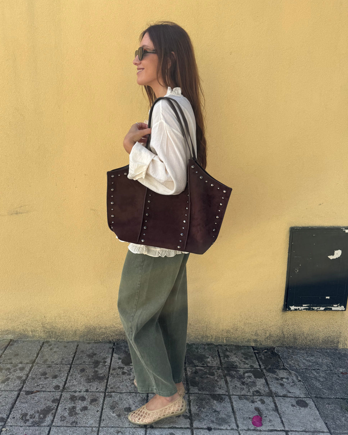 Bolsa com Taxas - Castanho