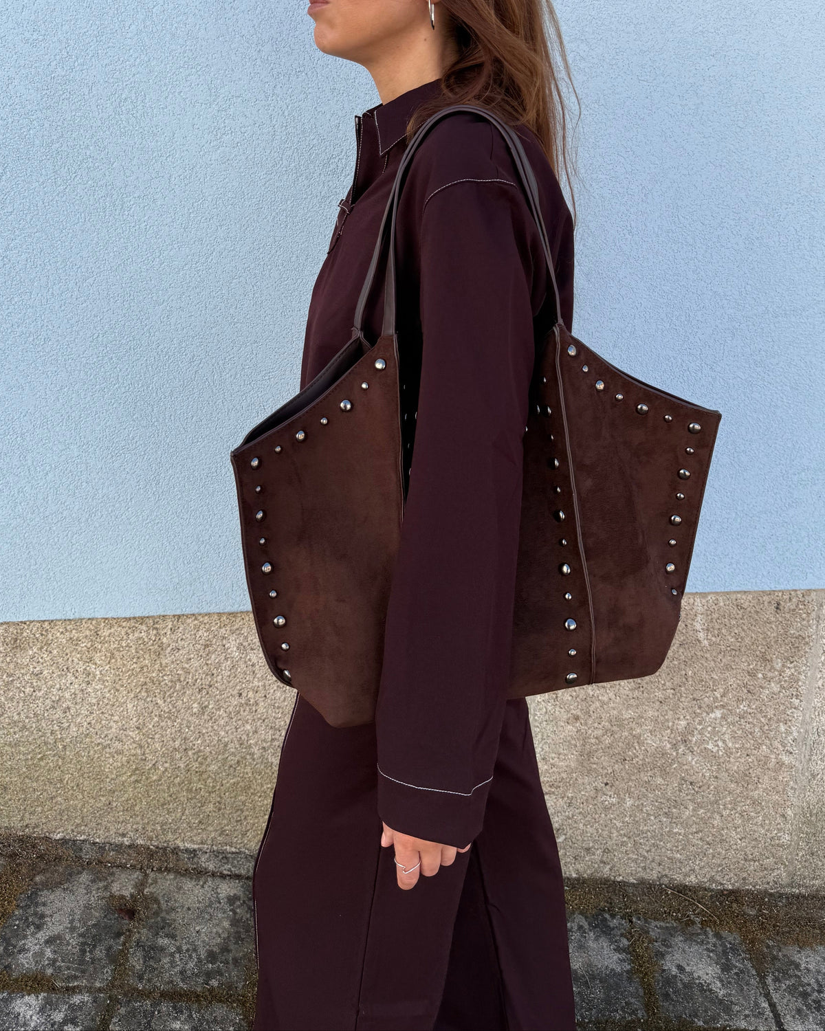 Blusa com detalhe de costuras - Bordeaux