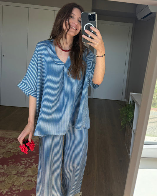 Camisa Rayas Mar