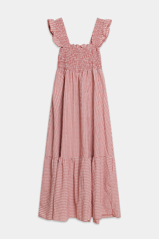 Vestido Portofino - Vichy Vermelho ( Envio até 19/06)