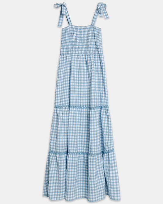 Vestido Nice - Vichy azul bebé - Envio até 29/04